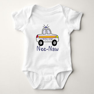 police car baby bodysuit