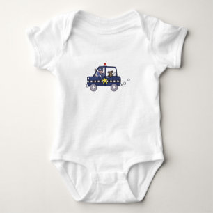 Police Car Baby Bodysuit