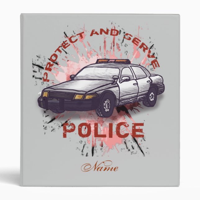 Police Car  Binder (Front)