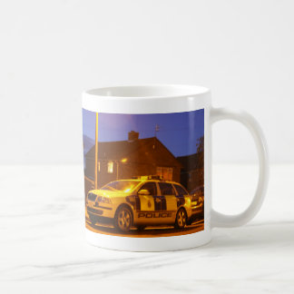 police car mug