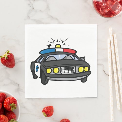 Police Car Napkins