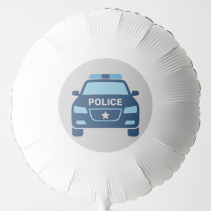 Police Car Party Balloon
