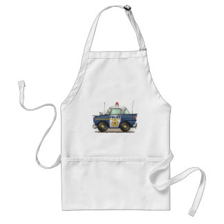 Police Car Police Crusier Cop Car Apron