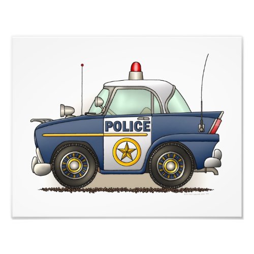 Police Car Police Crusier Cop Car Photo Print