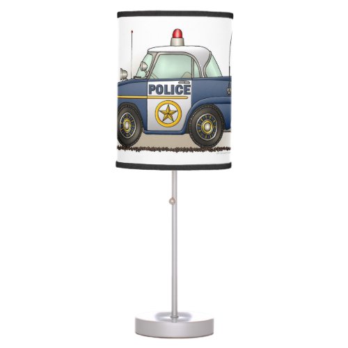 Police Car Police Crusier Cop Car Table Lamp
