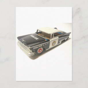 Police Car Postcard