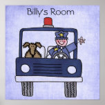 Police Car Poster