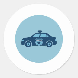 Police Car Sticker