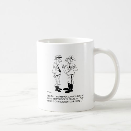 Police Cartoon 5842 Coffee Mug