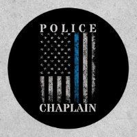 Police Chaplain American Flag