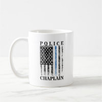 Police Chaplain American USA Flag