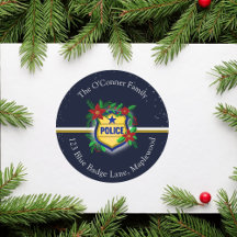 Police Christmas Elegant Holiday Party