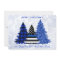 Police Christmas Thin Blue Line Glitter Plaid Tree
