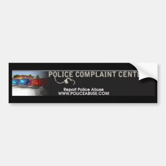 POLICE COMPLAINT CENTER BUMPER STICKER