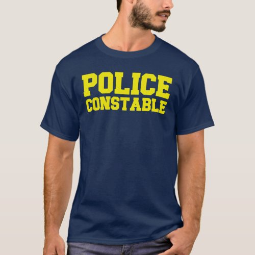 Police Constable Law Enforcement T_Shirt