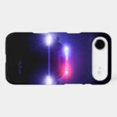 Police Cop   Car Full Lights Blinking Case-Mate iPhone Case (Back (Horizontal))