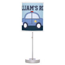 Police Cop Car Kid's Nursery Lamp