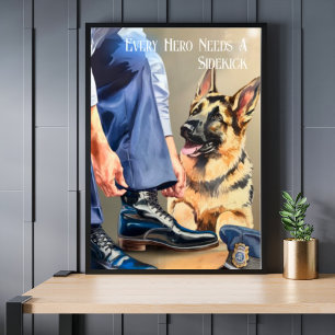 Police Cop Wall Art Print Value Poster