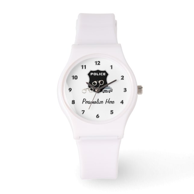 Police Cops Logo Watch (Front)