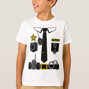 Police Costume For Mens Halloween Costume Law Enfo T-Shirt