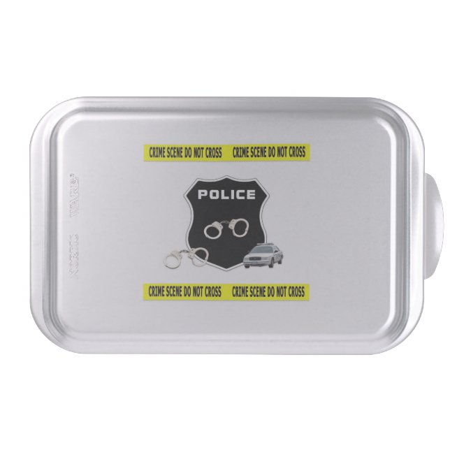 Police Crime Scene Cake Pan (Front)
