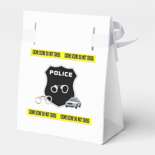 Police Crime Scene Favor Boxes