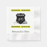 Police Crime Scene Paper Napkins