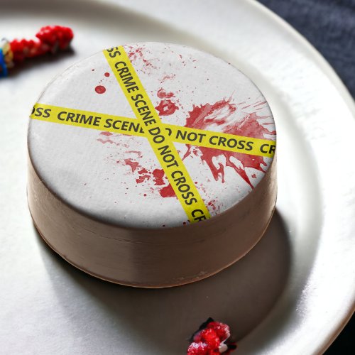 Police Crime Scene Tape  Chocolate Covered Oreo