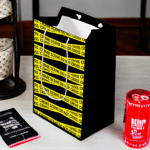 Police Crime Scene Tape  Medium Gift Bag