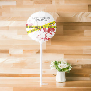 Police Crime Scene Tape Personalized Balloon