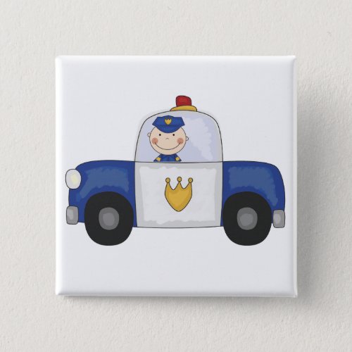 Police Cruiser T_shirts and Gifts Pinback Button