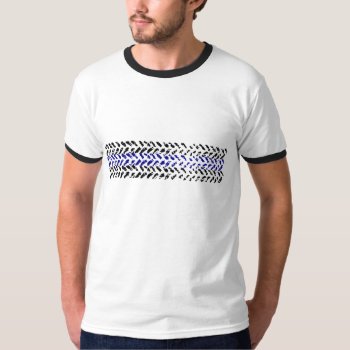 Police Cruiser Thin Blue Line T-shirt by ThinBlueLineDesign at Zazzle