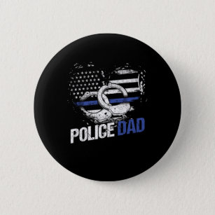 Police Dad Father Policeman Police Officer Cop Gif Button