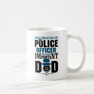 Police Dad Law Enforcement Father's Day Coffee Mug