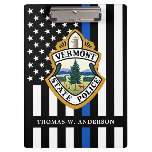 Police Department Custom Logo Law Enforcement  Clipboard (Front)