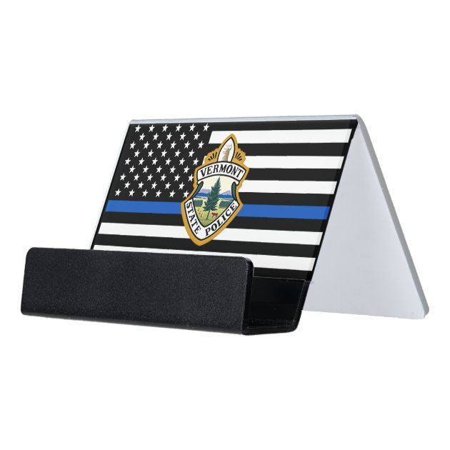 PROUD LAW ENFORCEMENT POLICE  BUSINESS CARD HOLDER  NEW 