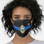 Police Department Custom Logo Law Enforcement  Face Mask (Worn Her)