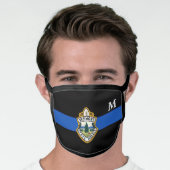Police Department Custom Logo Law Enforcement  Face Mask (Worn Him)