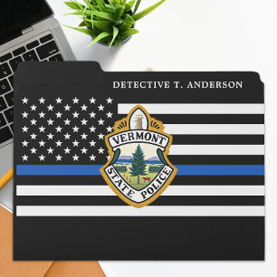 Police Department Custom Logo Law Enforcement  File Folder