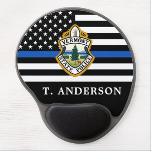 Police Department Custom Logo Law Enforcement  Gel Mouse Pad