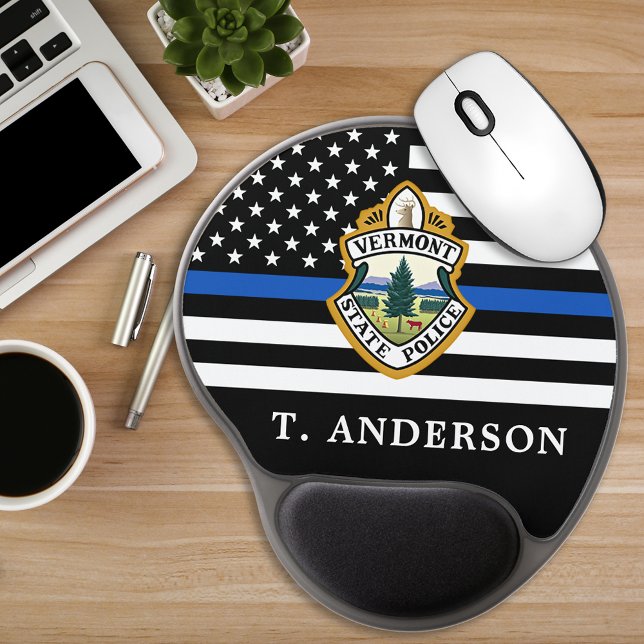 Police Department Custom Logo Law Enforcement  Gel Mouse Pad (Creator Uploaded)