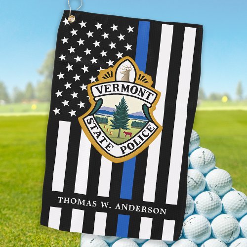 Police Department Custom Logo Law Enforcement Golf Towel