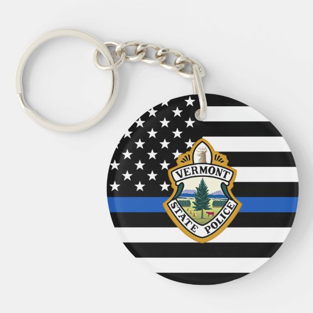 Police Department Custom Logo Name Law Enforcement Keychain | Zazzle