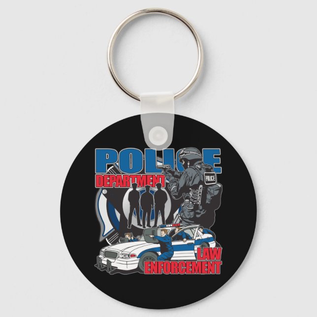 Police Department Keychain (Front)