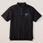 Police Design Embroidered Polo Shirt at Zazzle