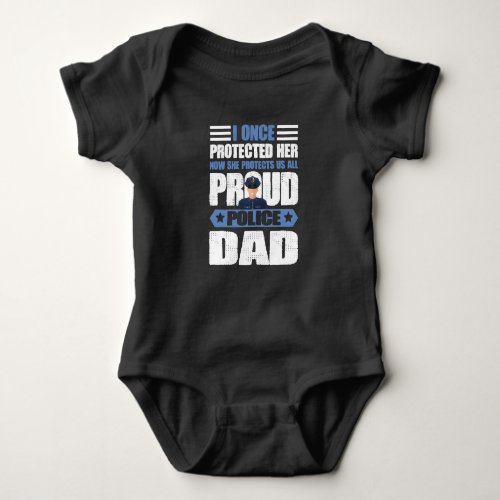 Police Design For Police Officers And Legislative Baby Bodysuit