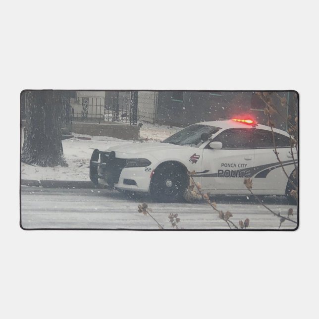 Police  desk mat (Front)