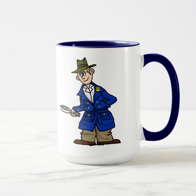 Police Detective or Private Eye Coffee Mug (Right)