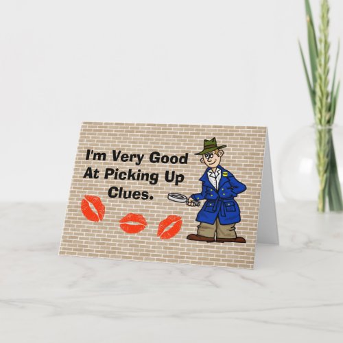 Police Detective Valentines Day Card
