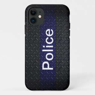 Police Diamond Plate Style Smart Phone Case